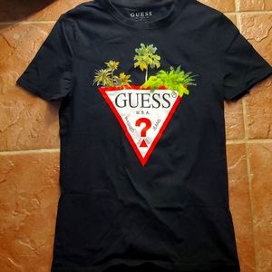 Guess Men's XS Palm Tree tee